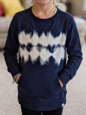 NEW GAP Kids Long Sleeve Kanga Crew Neck Kangaroo Front pocket Tee Top Shirt L